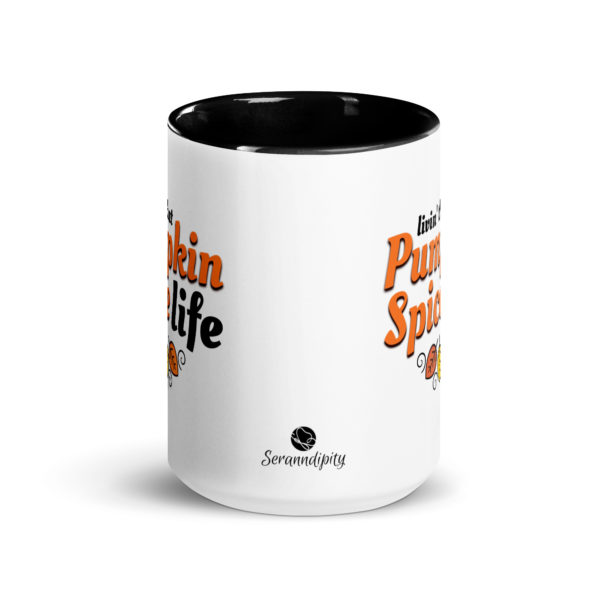 Pumpkin Spice Life Black Colorway Mug (Large) - Image 3