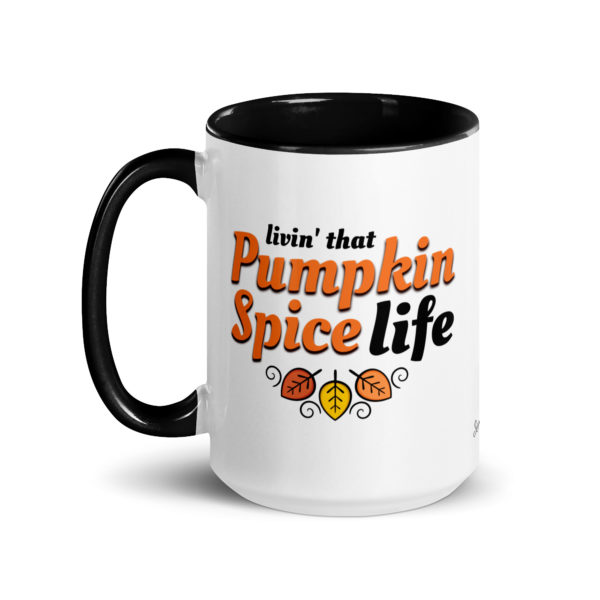 Pumpkin Spice Life Black Colorway Mug (Large) - Image 2