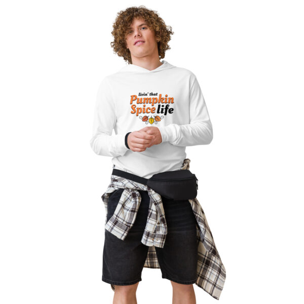 Pumpkin Spice Life Long-Sleeve Hooded Tee - Image 6
